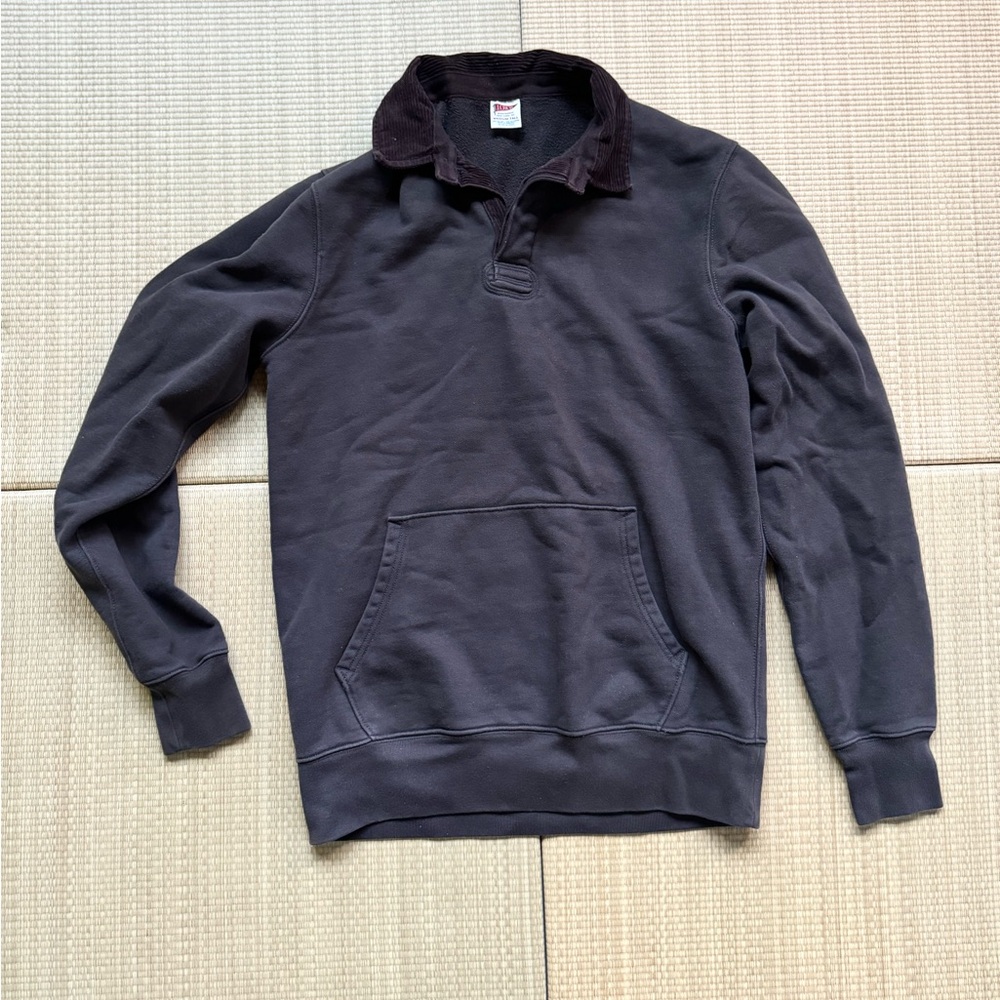 J. Crew Hoodie Polo Sweate, Med Tall